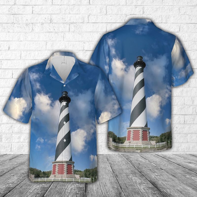 Cape Hatteras Lighthouse Hawaiian Shirt