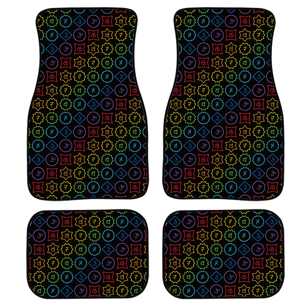 Reiki And The Seven Chakras Print Front And Back Car Floor Mats/ Front Car Mat