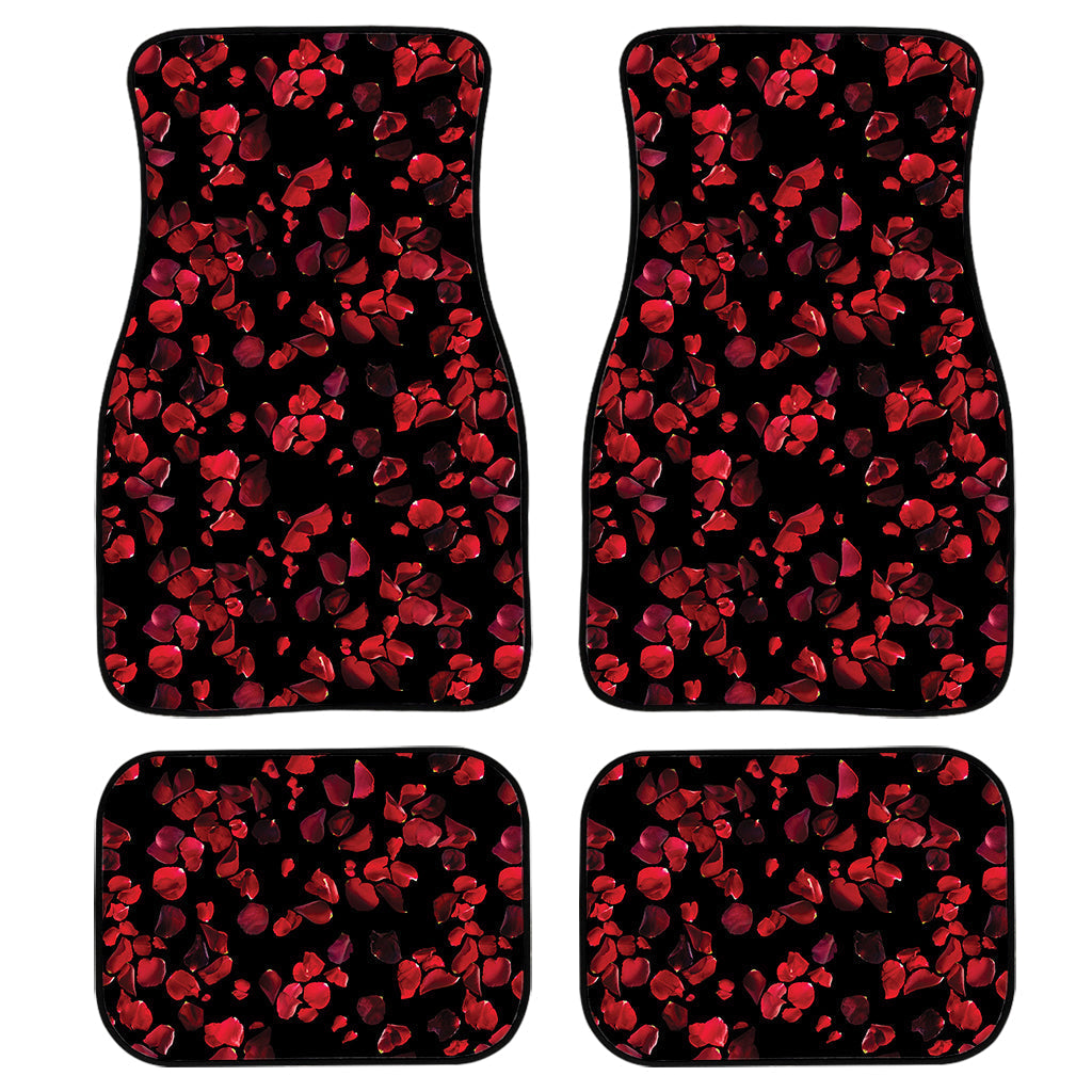 Rose Petals Pattern Print Front And Back Car Floor Mats/ Front Car Mat