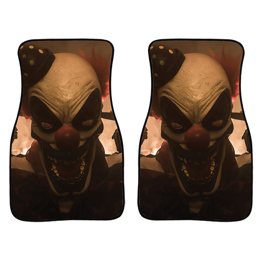 Scary Clown Print Front And Back Car Floor Mats/ Front Car Mat