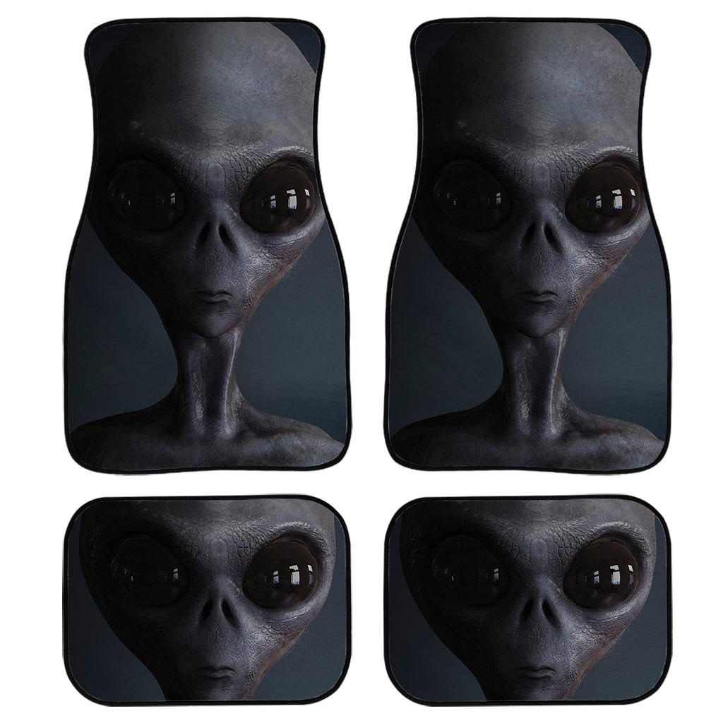 Scary Grey Alien 3D Print Front And Back Car Floor Mats/ Front Car Mat