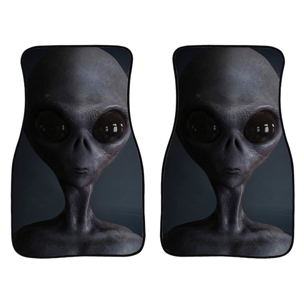Scary Grey Alien 3D Print Front And Back Car Floor Mats/ Front Car Mat