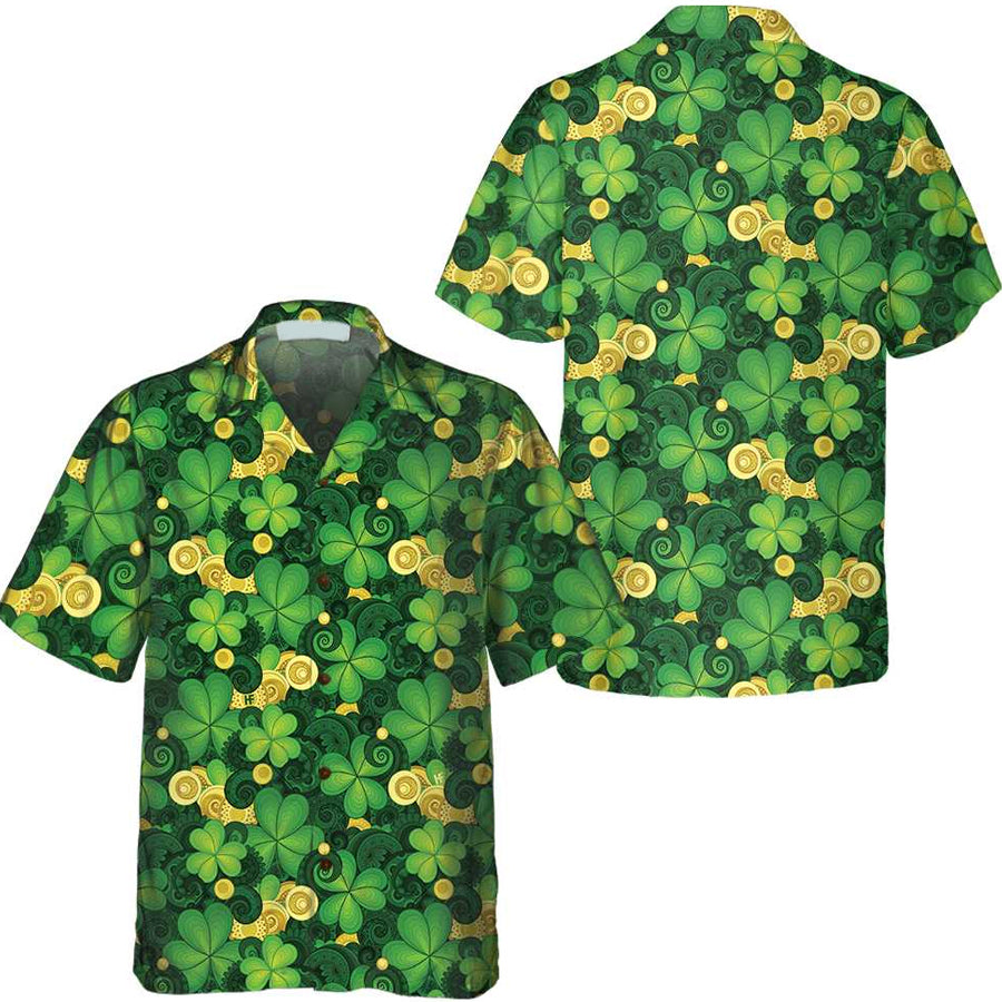 Saint Patrick''s Day Hawaiian Shirt/ St. Patrick''s Day Shirt/ Cool St Patrick''s Day Gift