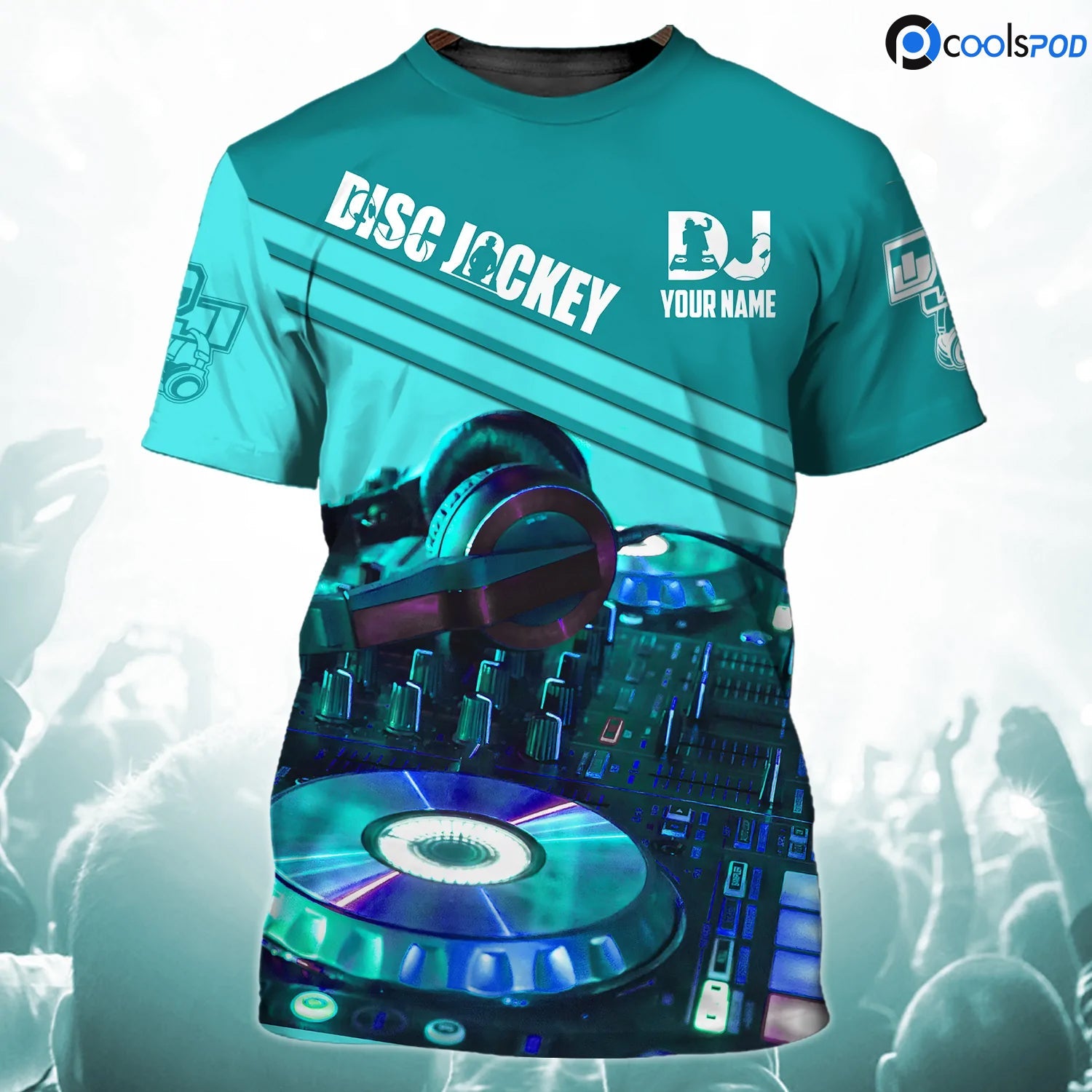Coolspod Custom DJ Shirt Men Women/ Best Gift For A DJ Man/ To My DJ Boyfriend
