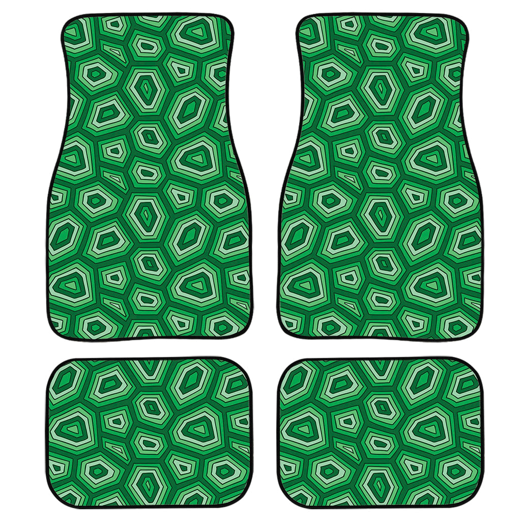 Sea Turtle Shell Pattern Print Front And Back Car Floor Mats/ Front Car Mat