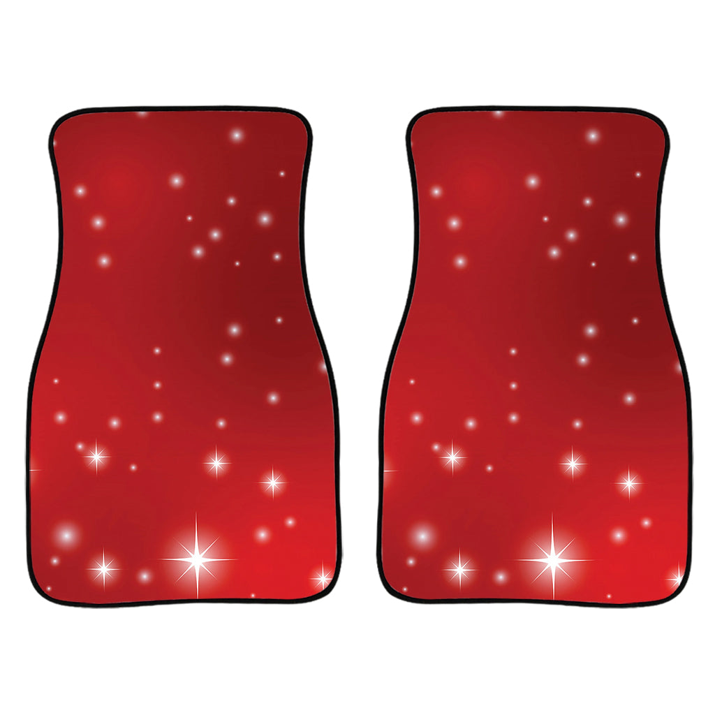 Shiny Sparkle Print Front And Back Car Floor Mats/ Front Car Mat