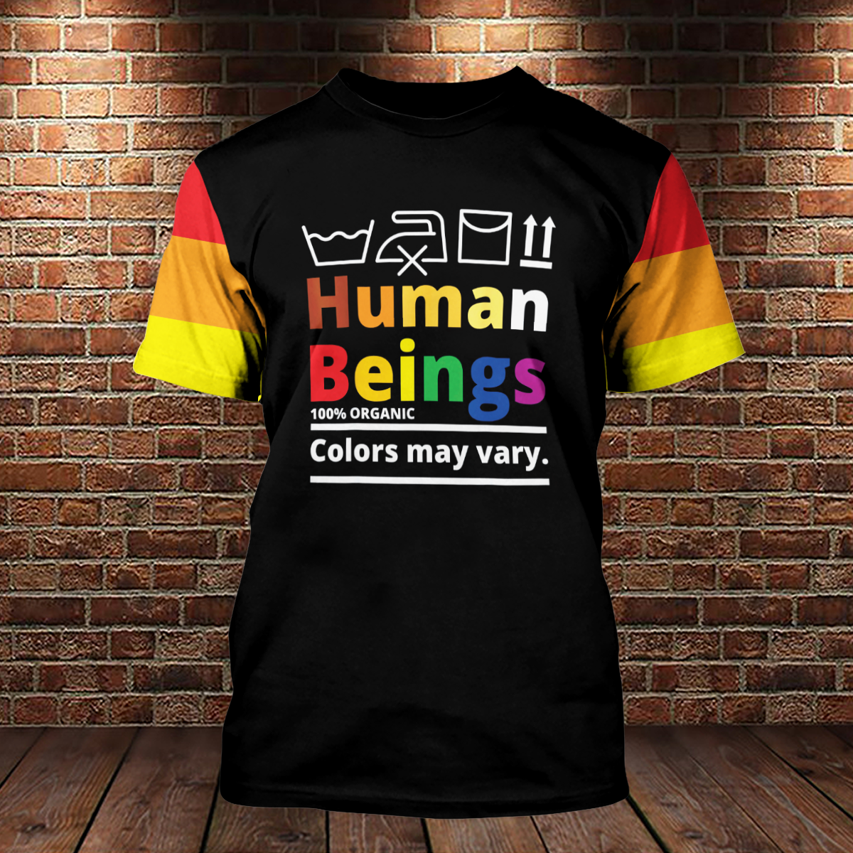 LGBT Shirt Human Beings Colors May Vary 3D Shirts For LGBT/ Bisexual Shirts For LGBT History Month