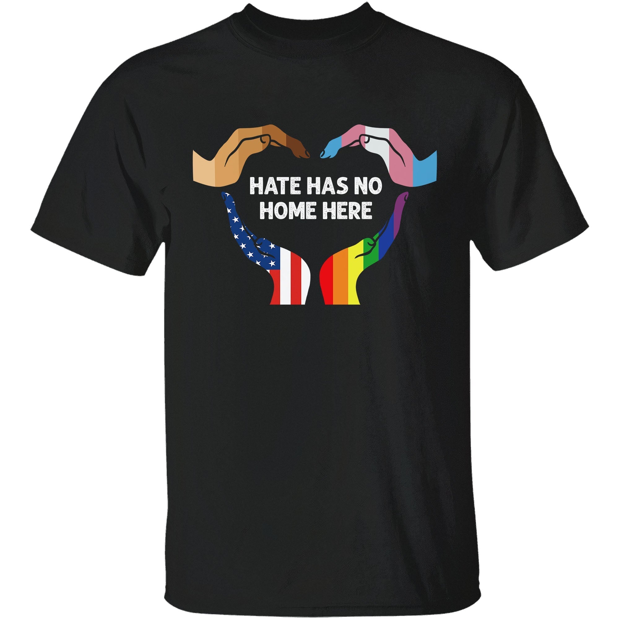 Gay Pride Shirt/ Hate Has No Home Here/ LGBT Graphic Shirt/ Gift For LGBT Community