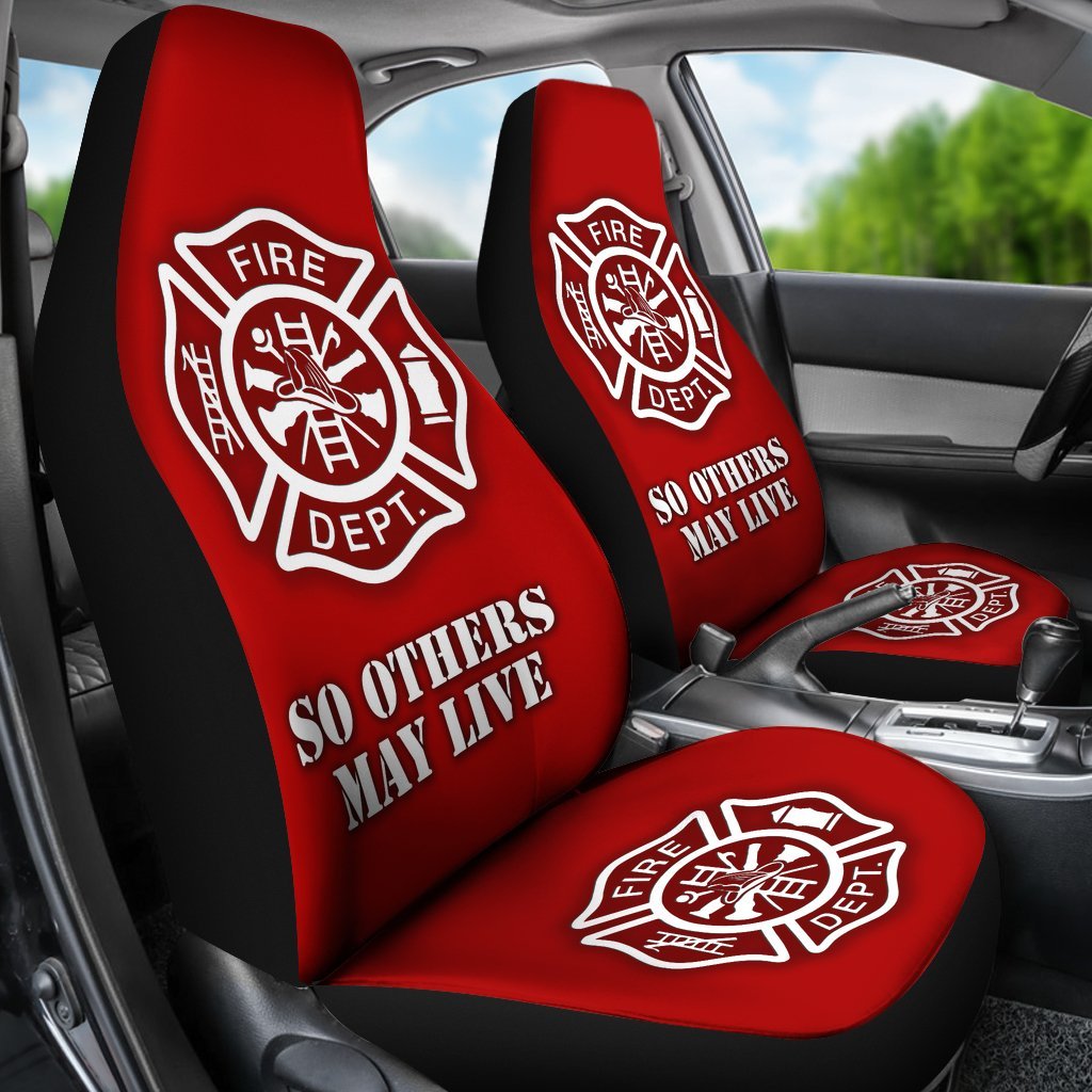 So Others May Live Firefighter Universal Fit Car Seat Covers