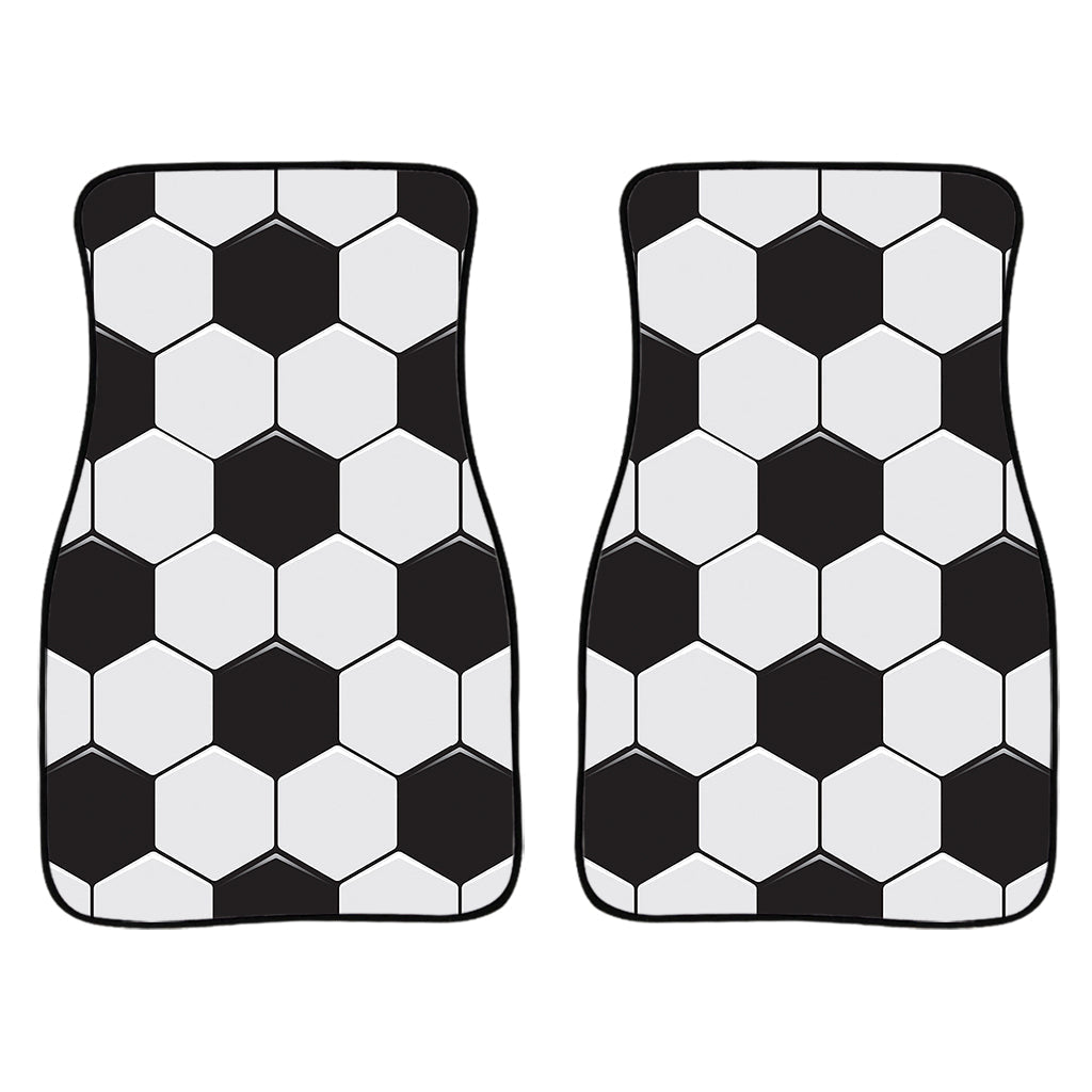 Soccer Ball Texture Print Front And Back Car Floor Mats/ Front Car Mat