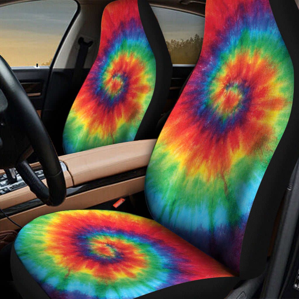 Spiral Tie Dye Print Universal Fit Car Seat Covers