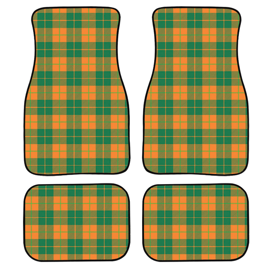 St. Patrick''S Day Stewart Plaid Print Front And Back Car Floor Mats/ Front Car Mat