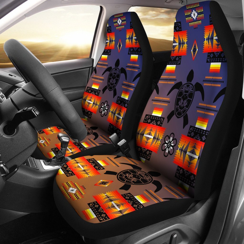 Sunset Native Turtle Universal Fit Car Seat Covers