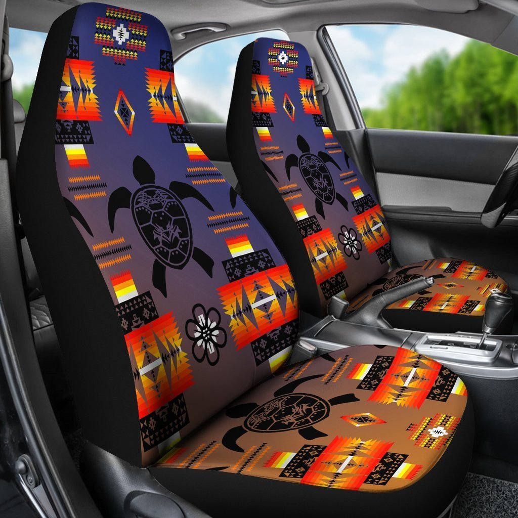 Sunset Native Turtle Universal Fit Car Seat Covers