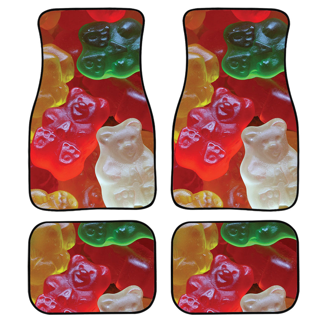 Sweet Gummy Bear Print Front And Back Car Floor Mats/ Front Car Mat