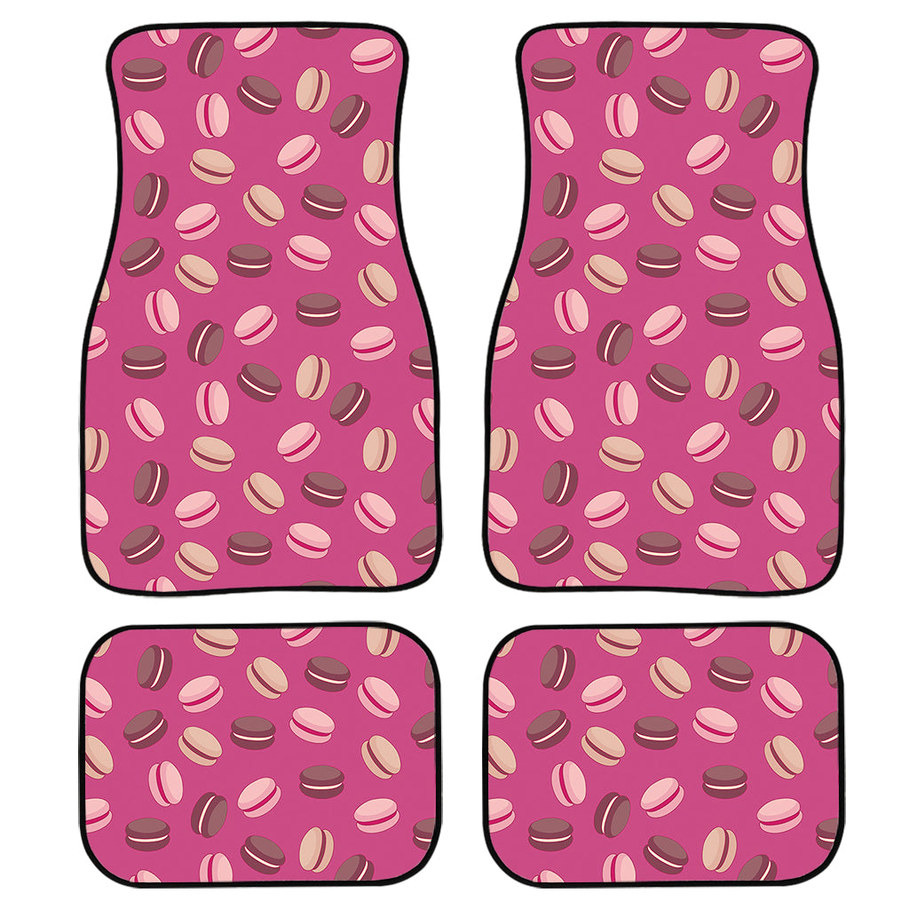 Sweet Macarons Pattern Print Front And Back Car Floor Mats/ Front Car Mat