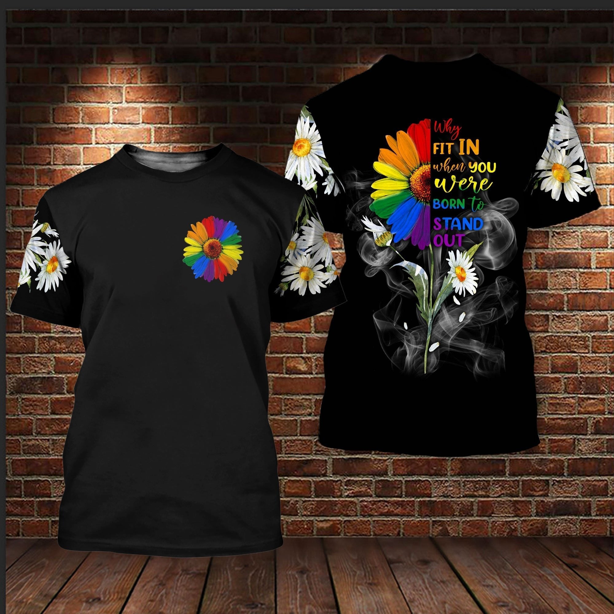 Pride 3D All Over Print T Shirt For Lgbt It’s Ok To Be Different Skeleton LGBT Gift For Her LGBT Gift For Him