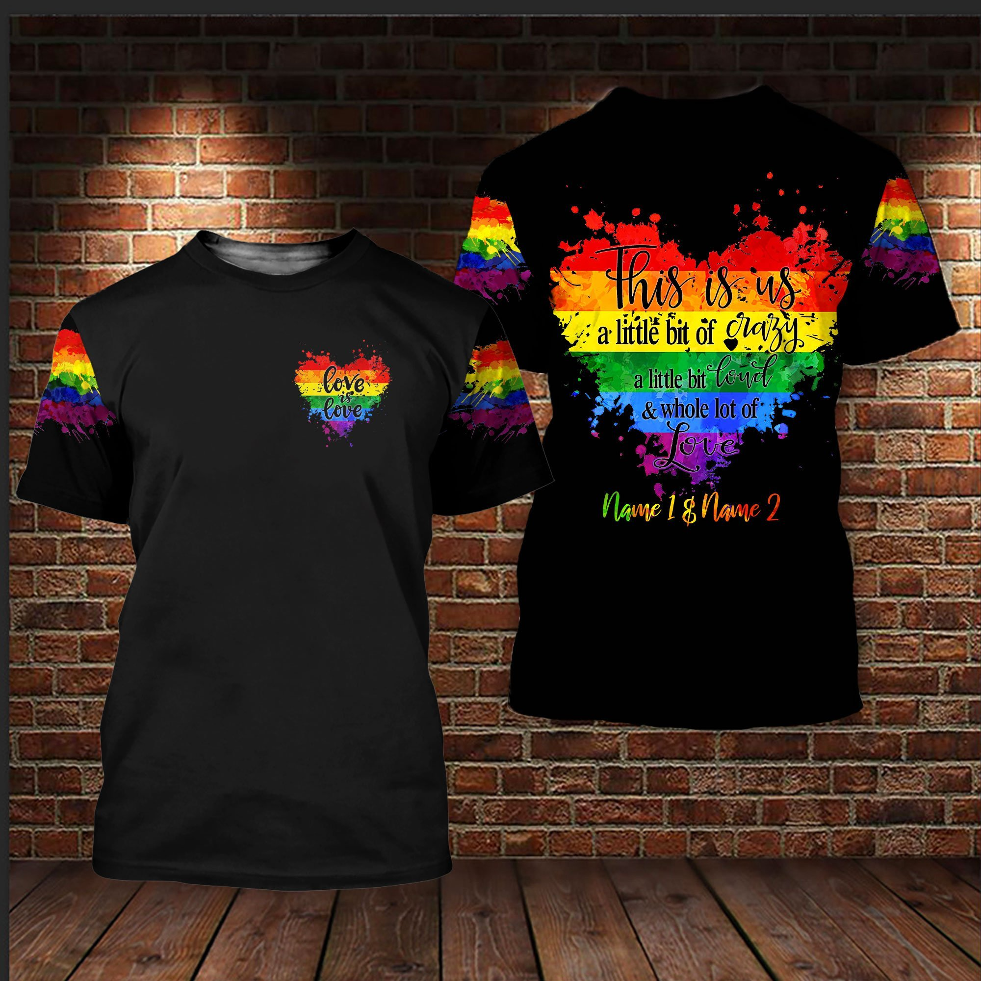 Personalized Lesbian Couple Shirts/ Lesbian Couple Clothing/ Gifts For Gay Couples