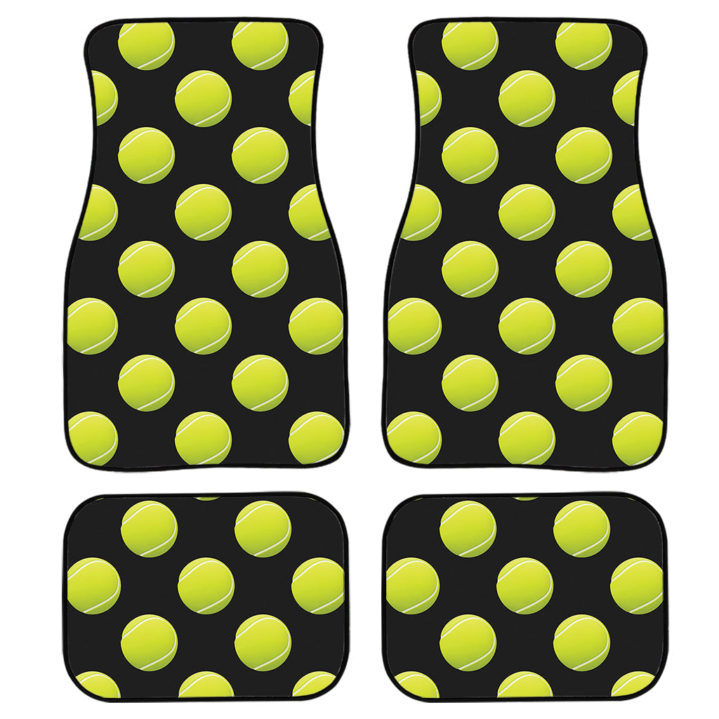 Tennis Balls Pattern Print Front And Back Car Floor Mats/ Front Car Mat