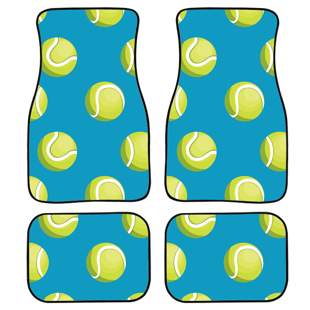 Tennis Theme Pattern Print Front And Back Car Floor Mats/ Front Car Mat