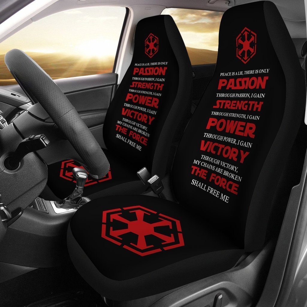 The Sith Code Universal Fit For Front Car Seat Covers