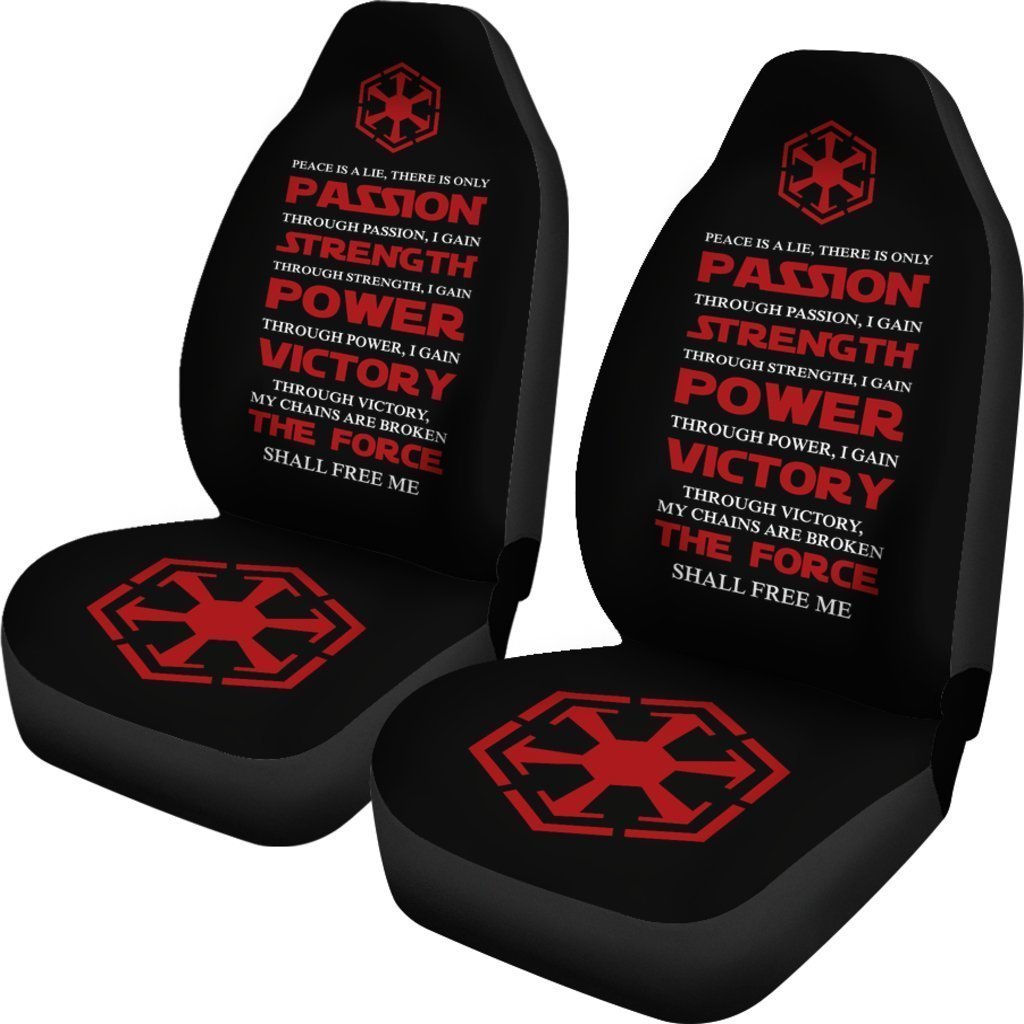 The Sith Code Universal Fit For Front Car Seat Covers