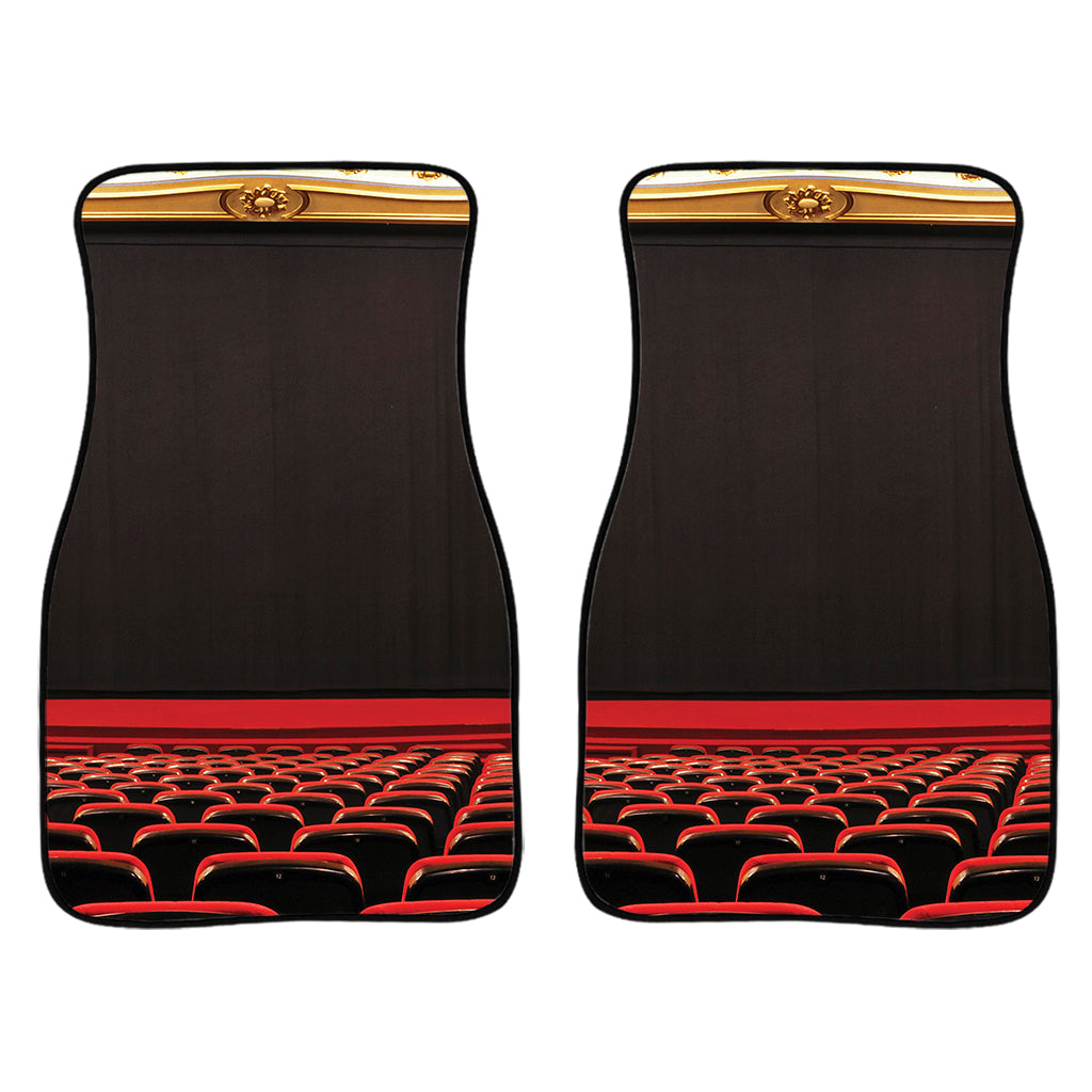 Theatre Stage Print Front And Back Car Floor Mats/ Front Car Mat