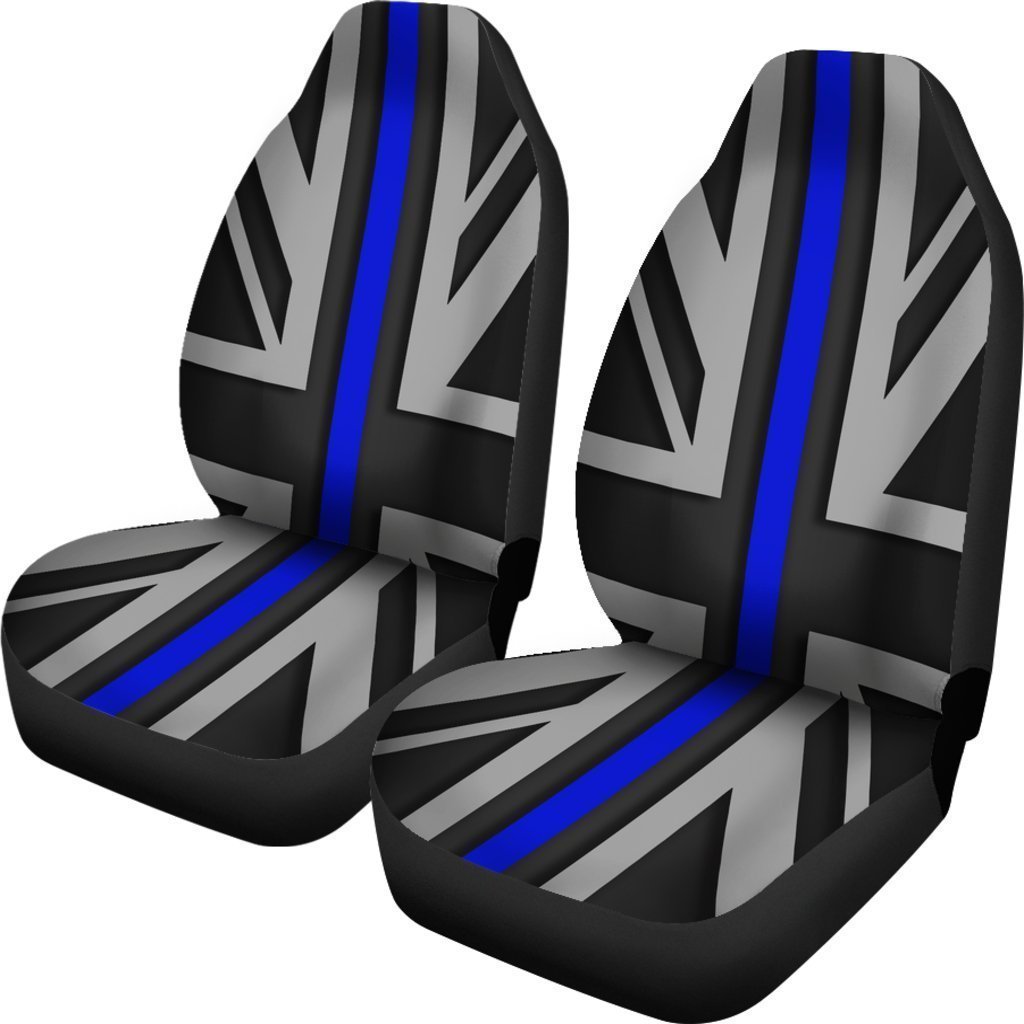 Thin Blue Line Union Jack Universal Fit Car Seat Covers