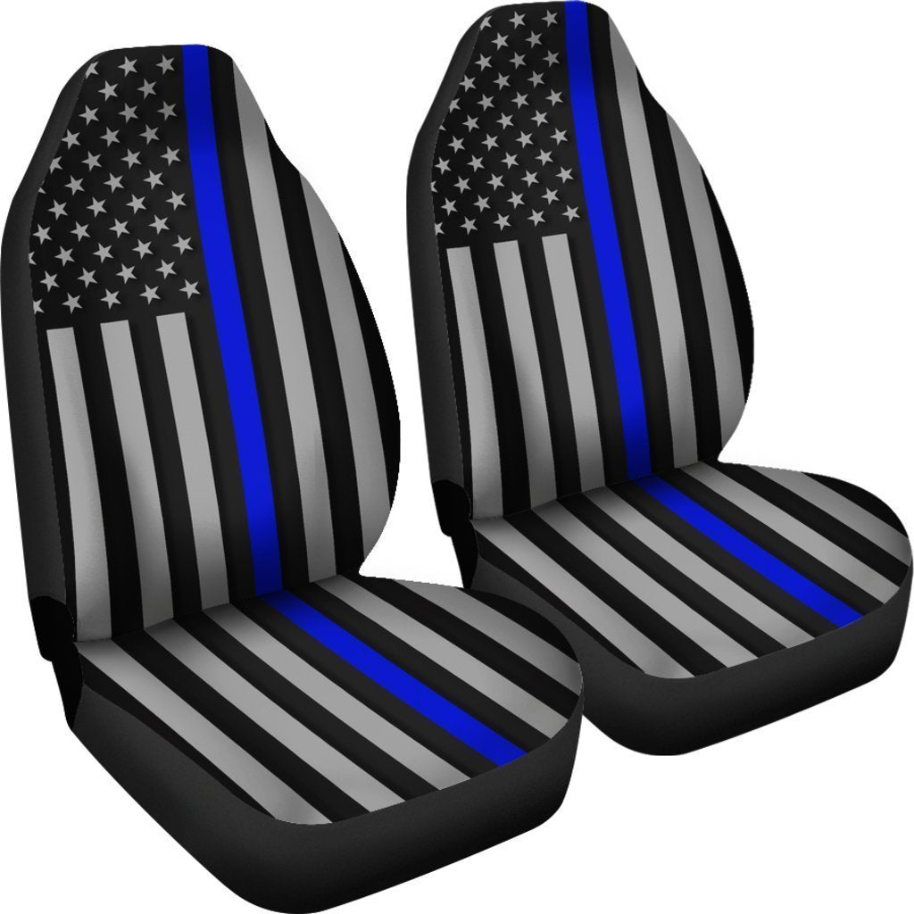 Thin Blue Line Universal Fit Car Seat Covers