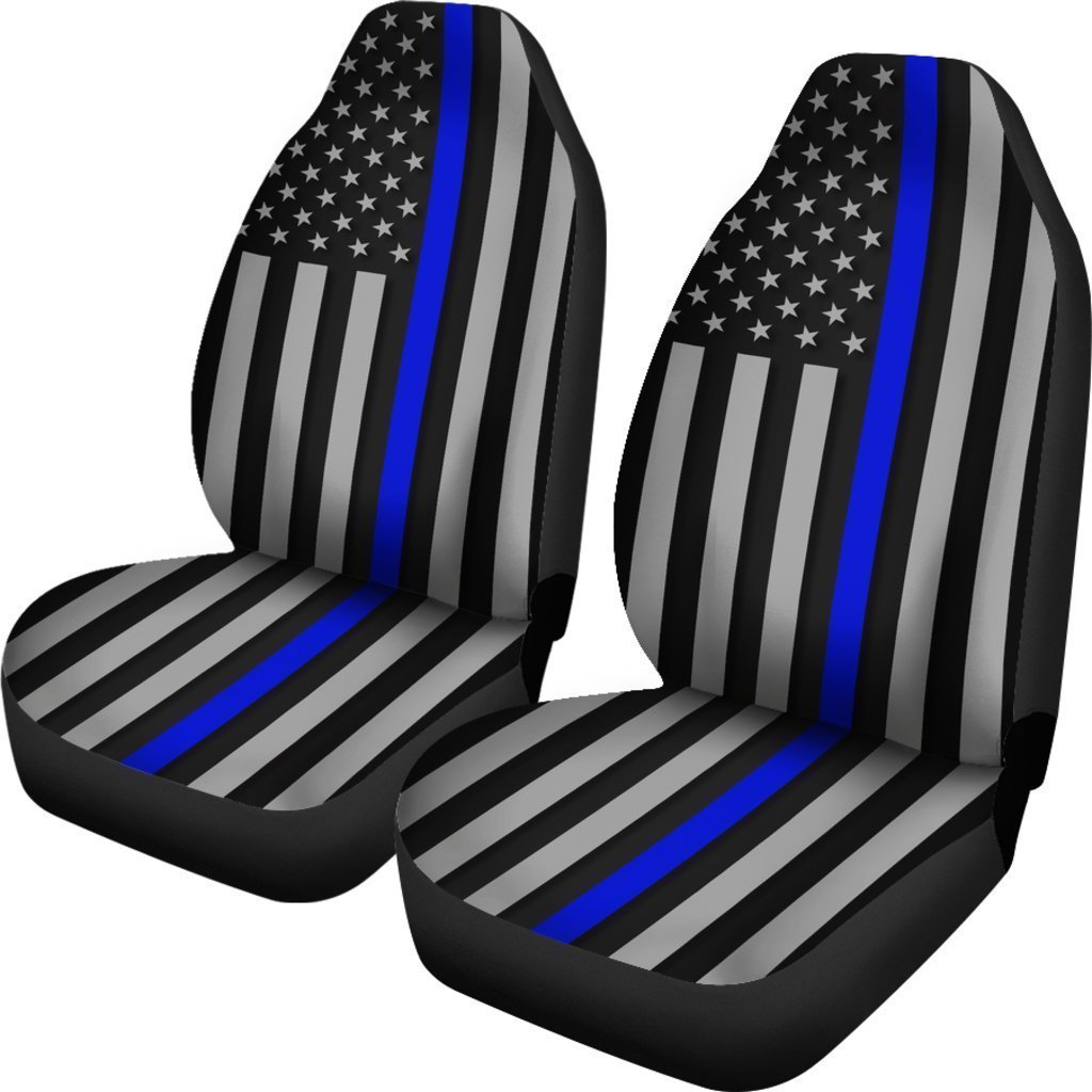 Thin Blue Line Universal Fit Car Seat Covers