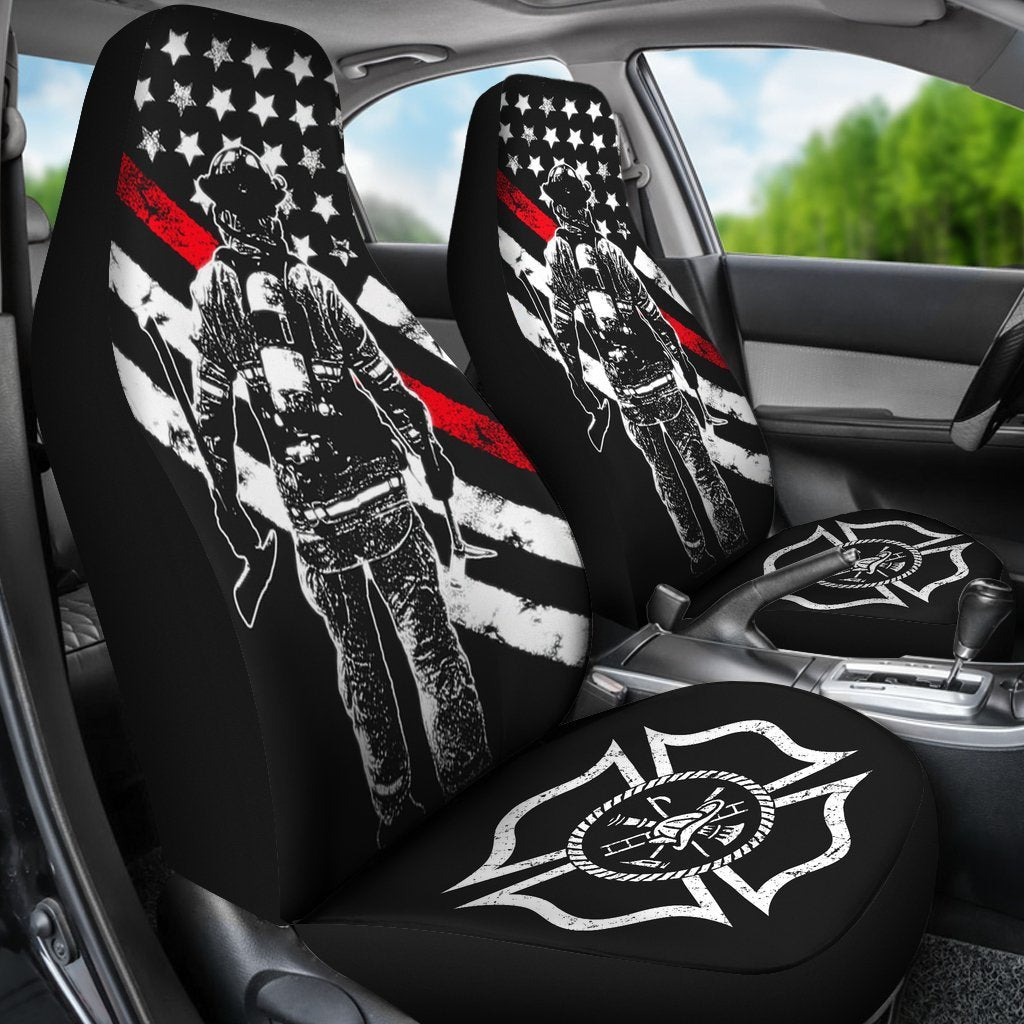 Thin Red Line Fire Department Universal Fit Car Seat Covers