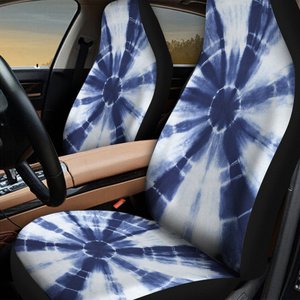 Tie Dye Shibori Print Universal Fit Car Seat Covers