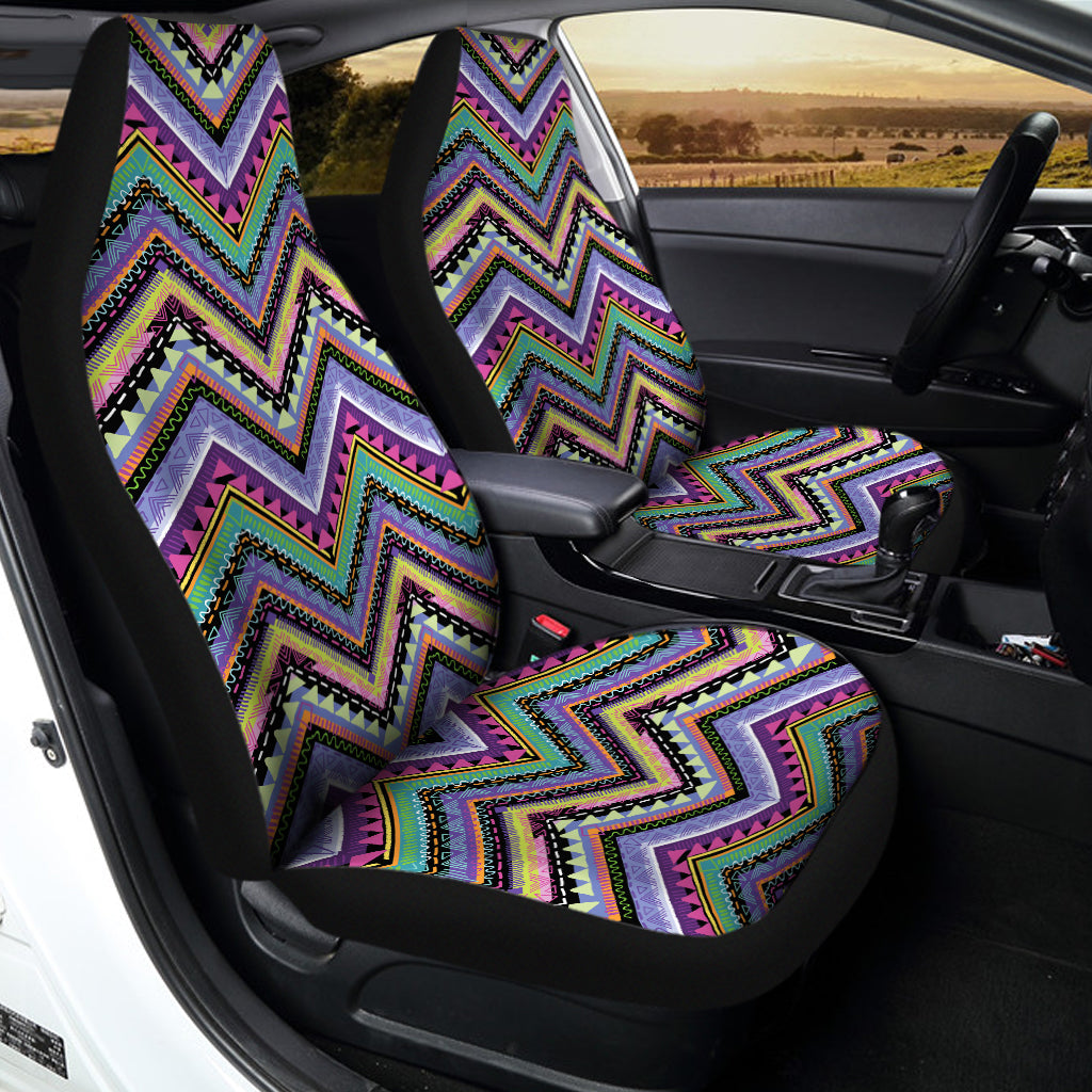 Tribal Aztec Hippie Pattern Print Universal Fit Car Seat Covers