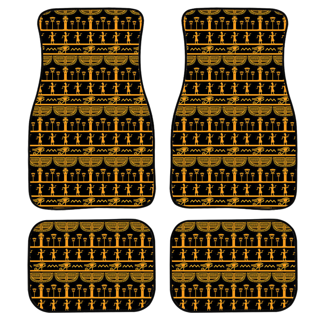 Tribal Egypt Pattern Print Front And Back Car Floor Mats/ Front Car Mat