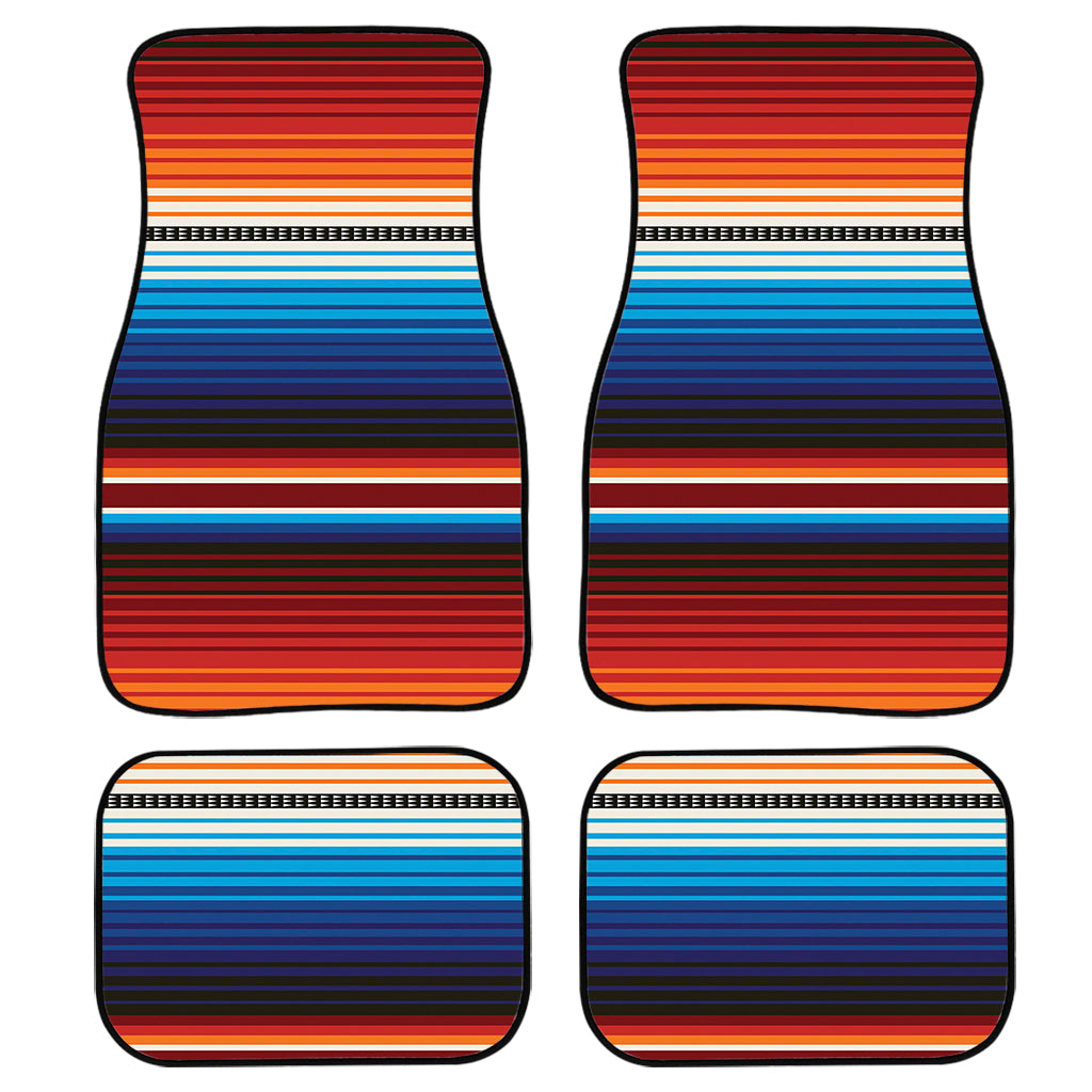 Tribal Mexican Blanket Pattern Print Front And Back Car Floor Mats/ Front Car Mat