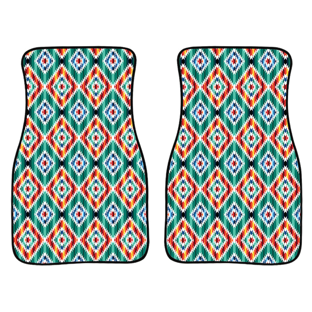 Tribal Navajo Pattern Print Front And Back Car Floor Mats/ Front Car Mat