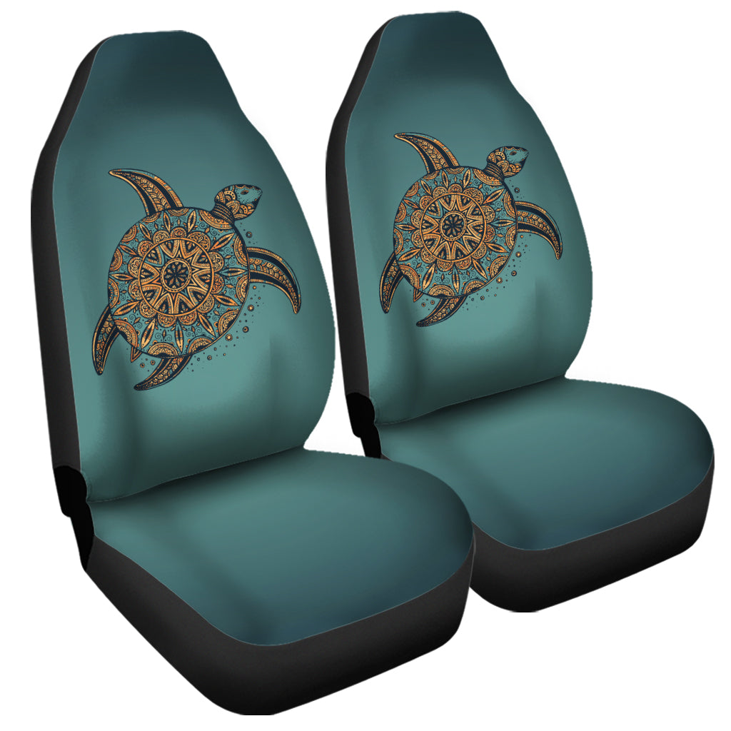 Tribal Sea Turtle Print Universal Fit Car Seat Covers