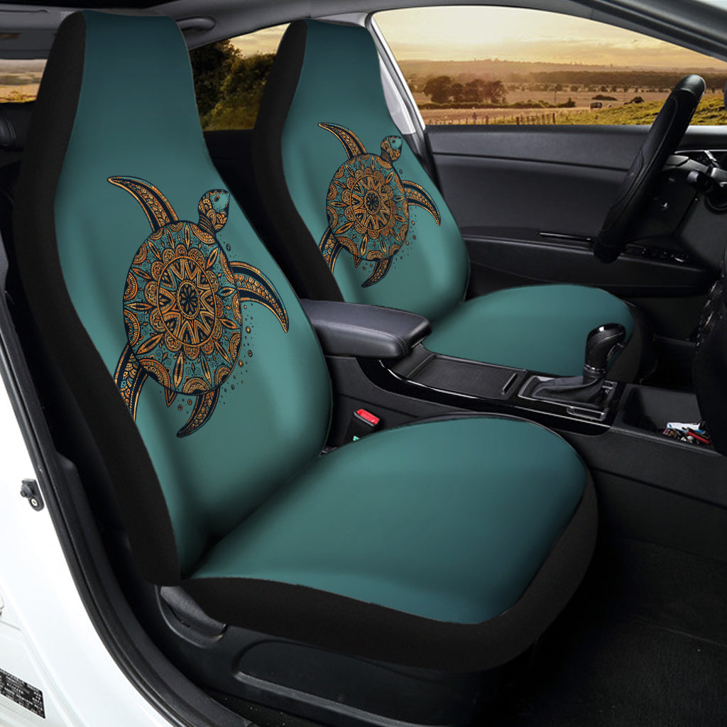 Tribal Sea Turtle Print Universal Fit Car Seat Covers