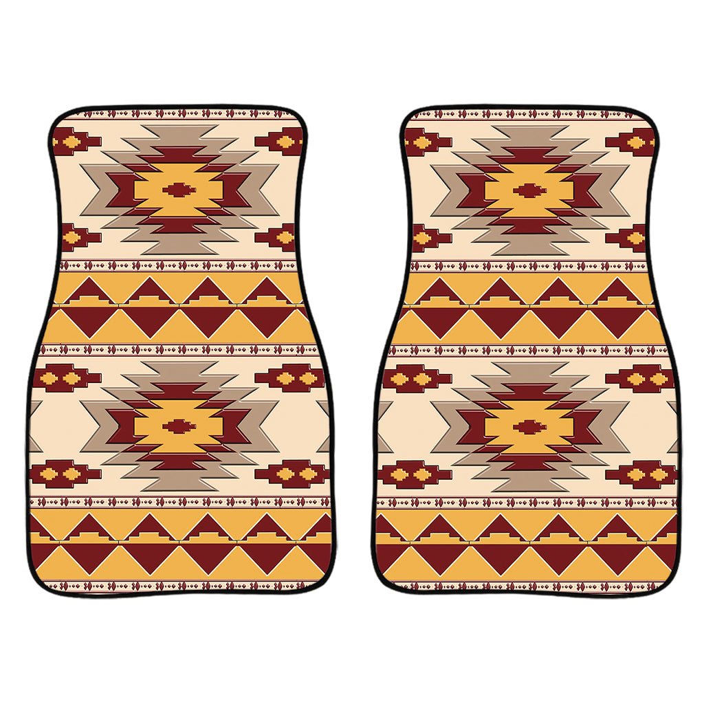Tribal Southwestern Navajo Pattern Print Front And Back Car Floor Mats/ Front Car Mat