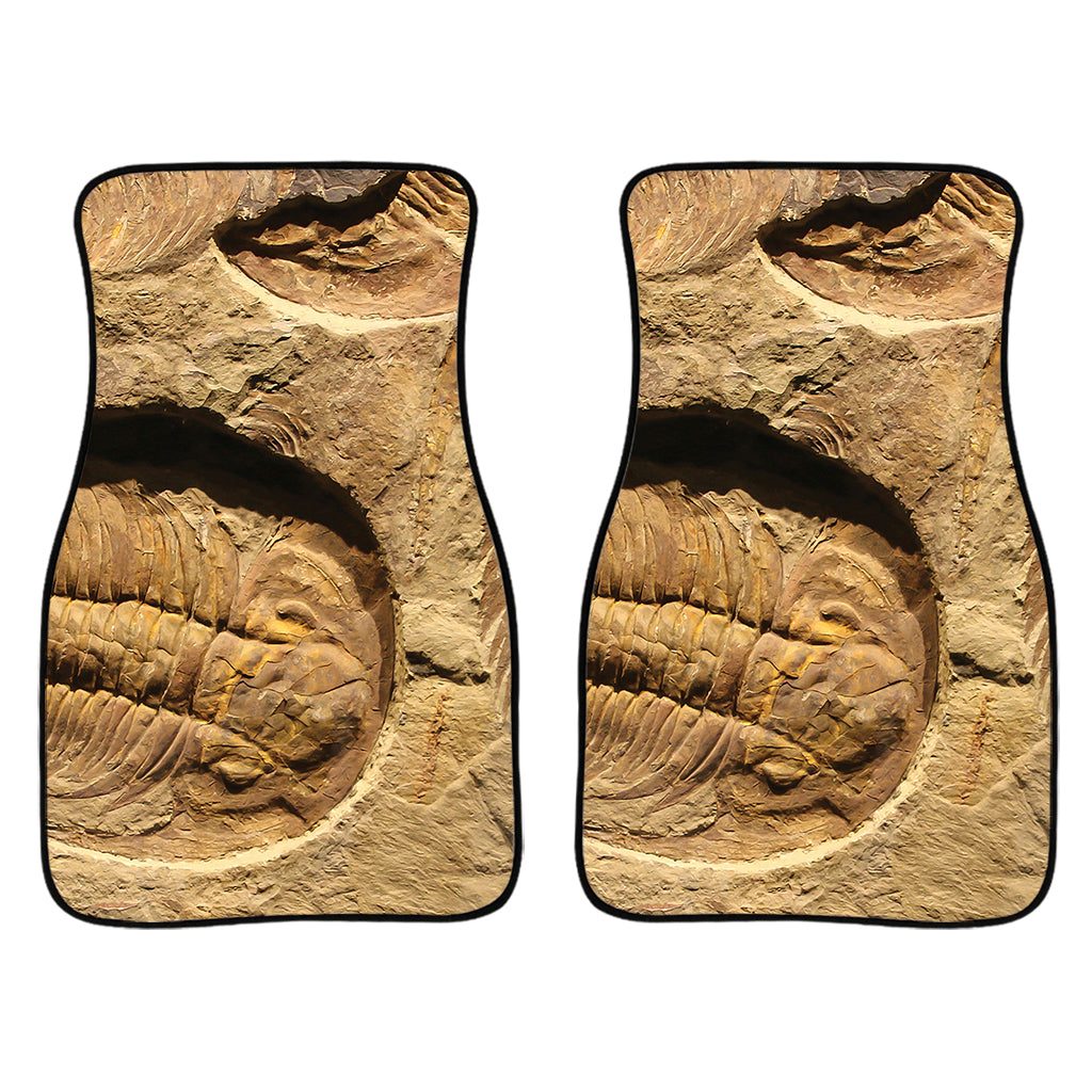 Trilobite Fossil Print Front And Back Car Floor Mats/ Front Car Mat