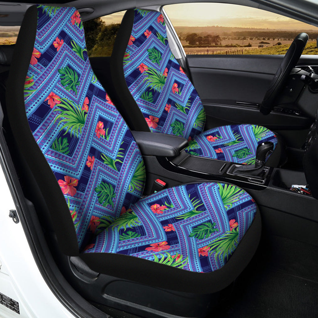 Tropical Aztec Geometric Pattern Print Universal Fit Car Seat Covers