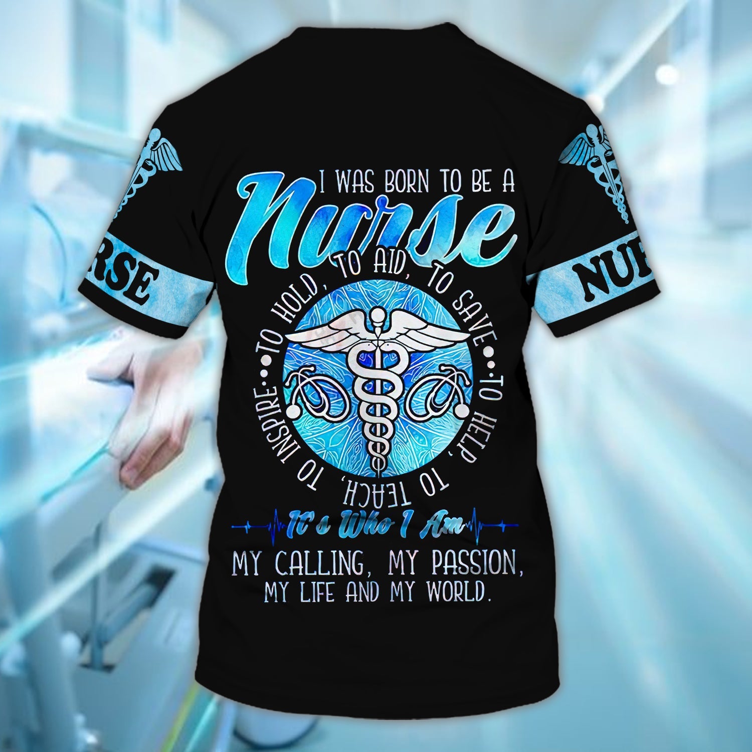 Custom Funny Nurse 3D Shirt/ To be a Nurse- Personalized Name Unisex Tshirt