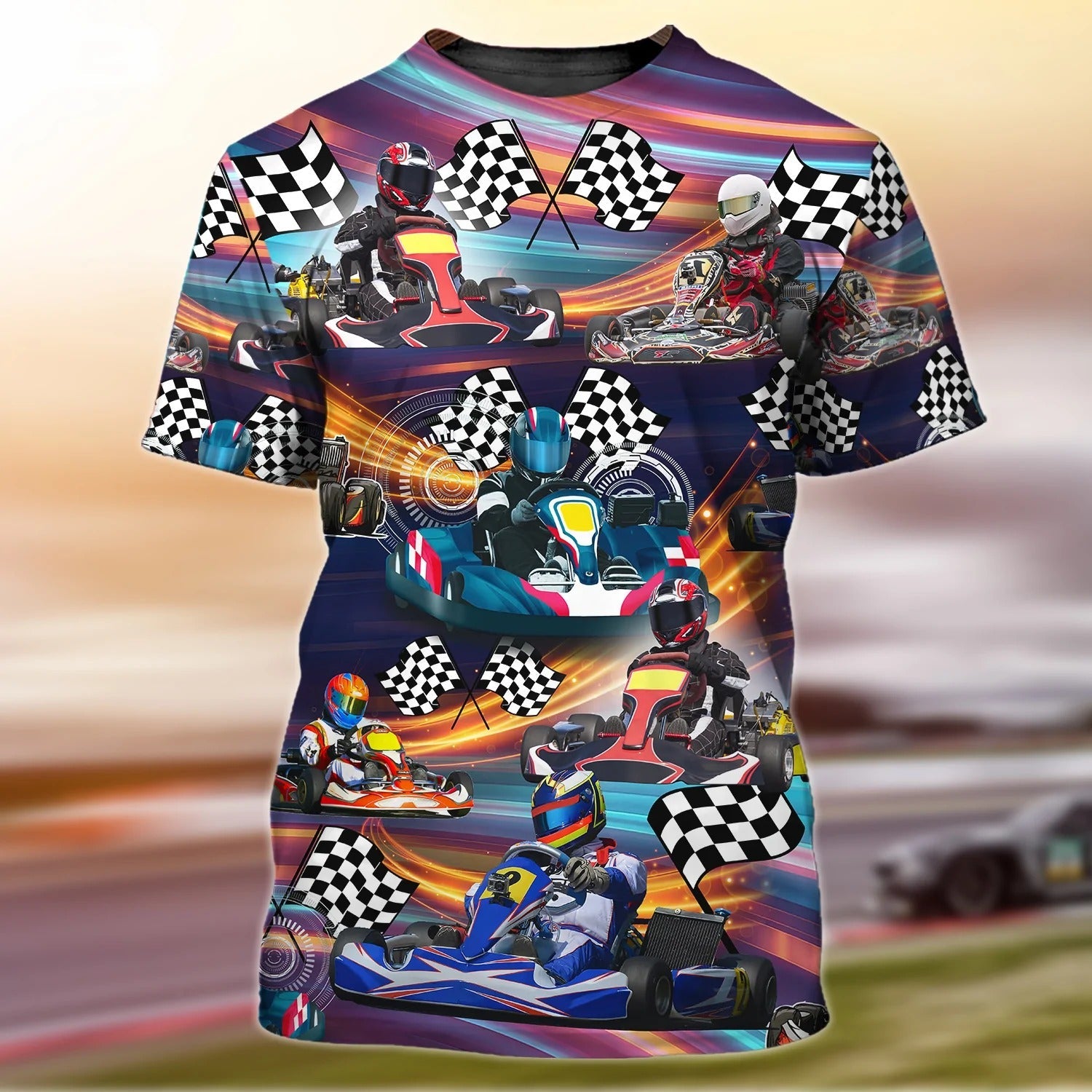 3D All Over Printed Cool Racing T Shirt/ Racing Men''s Shirt/ Gift For Racer/ Racing Shirt For Men