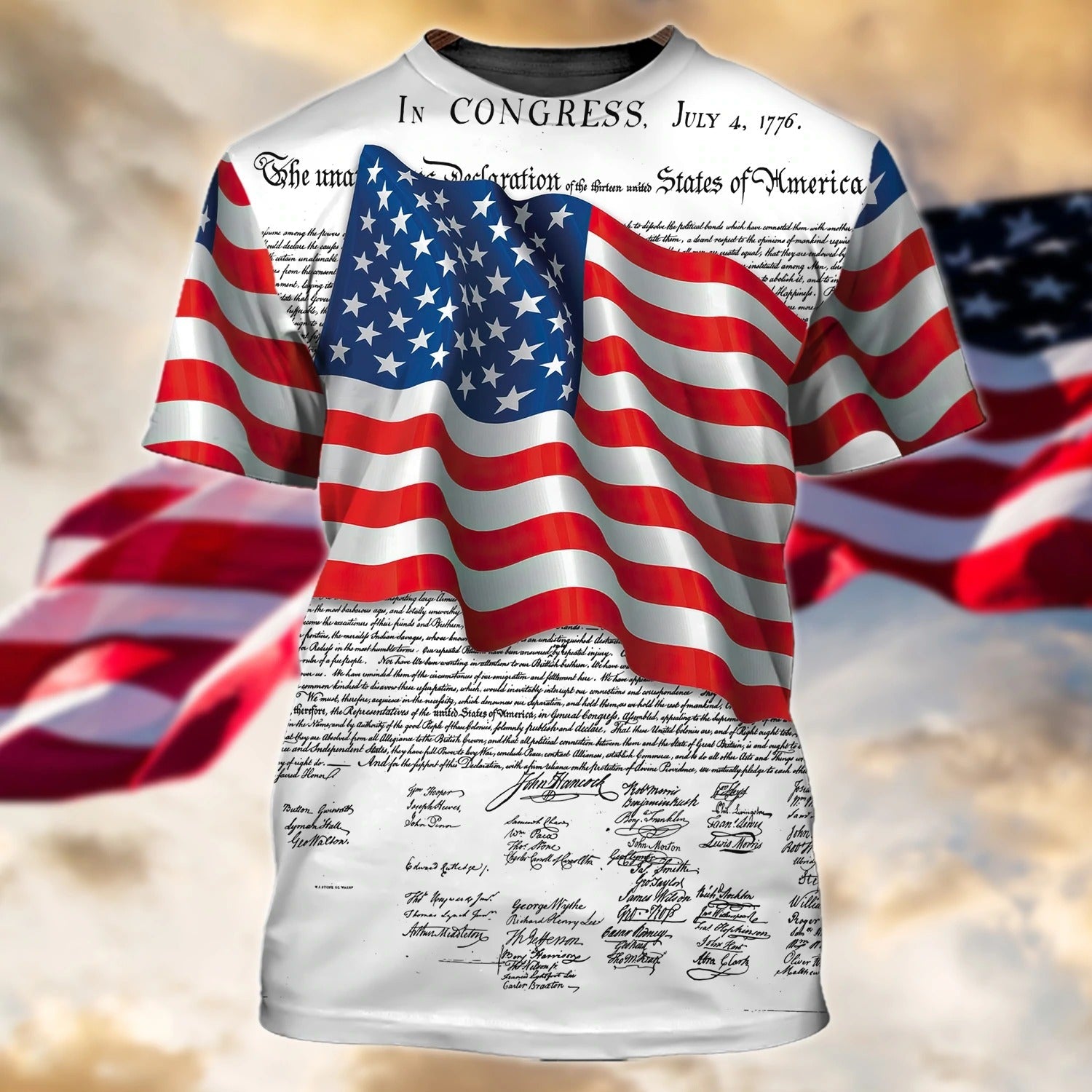 Happy Independence Day 3D All Over Print Shirt/ 4Th Of July 3D Tee Shirts