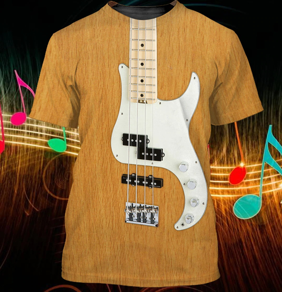 Sublimation Shirt For Guitar Bass Men Love Guitar 3D T Shirts Bass Guitar 3D Hoodie