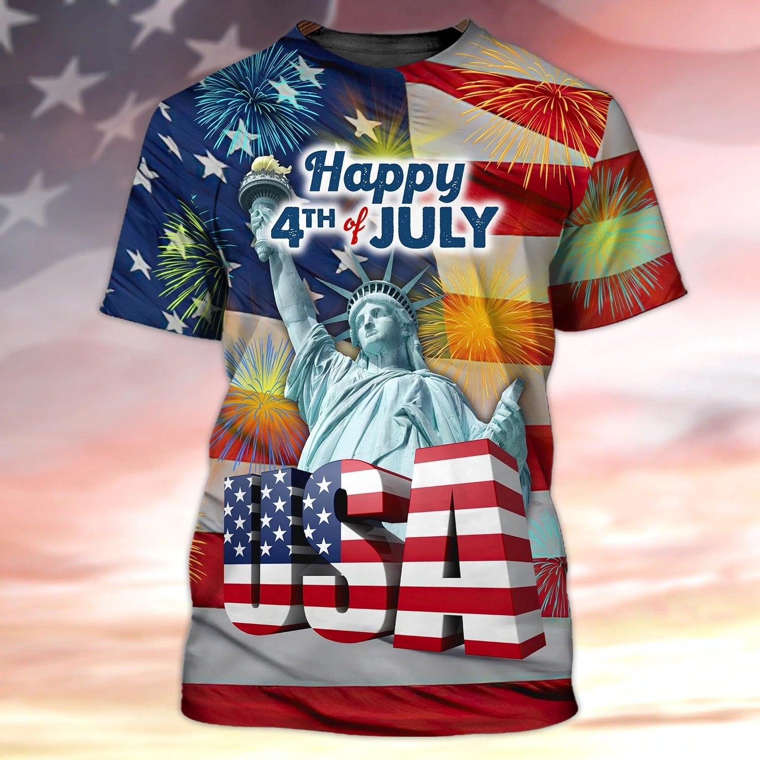 Happy 4Th Of July Independence Day 3D All Over Print T Shirt Usa Tee 3D Shirts