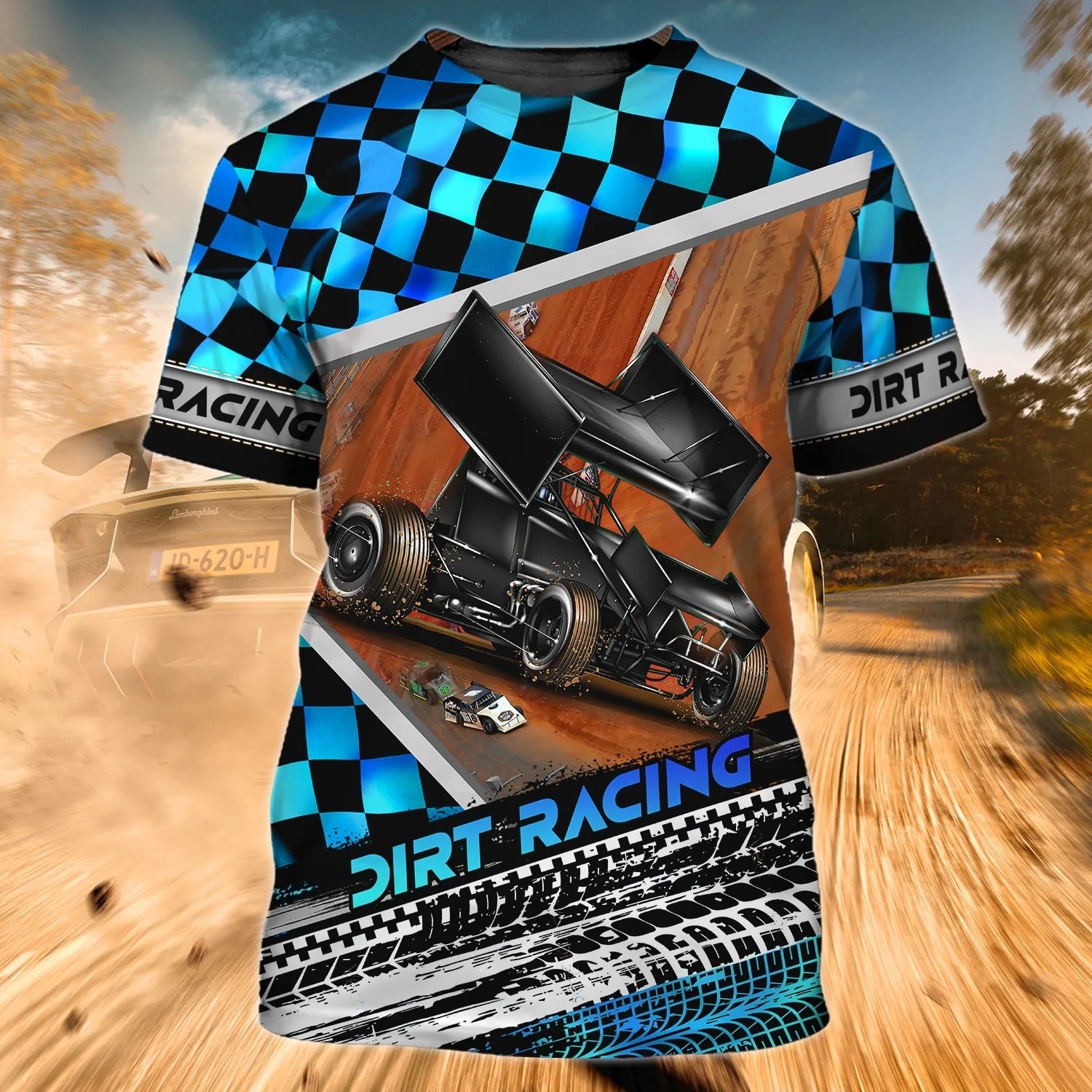 3D All Over Printed Dirt Racing Shirt/ Dirt Track Racing Shirt/ Dirt Racing T Shirts