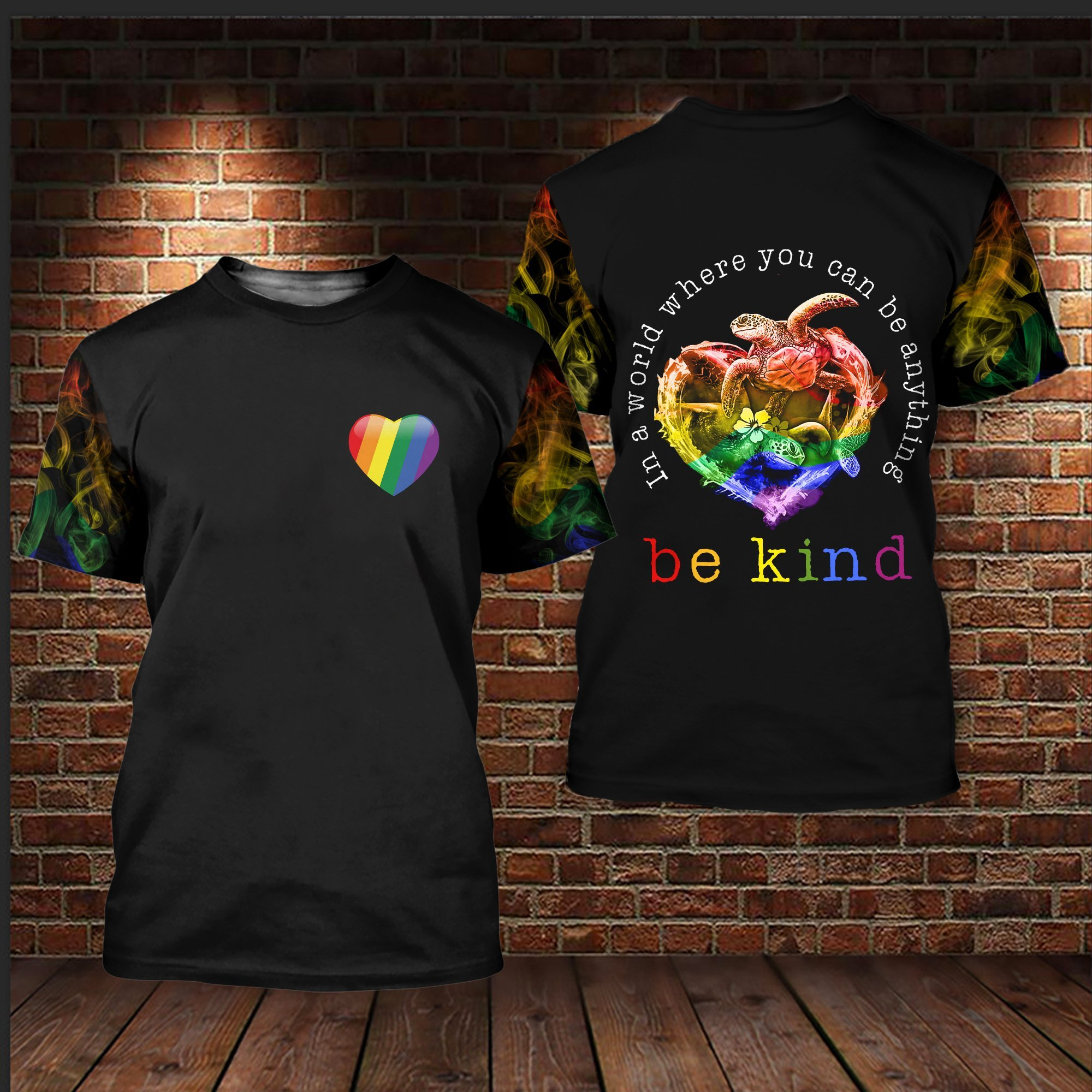 LGBT Be Kind In A World Where You Can Be Anything/ Bisexual Shirts For LGBT History Month