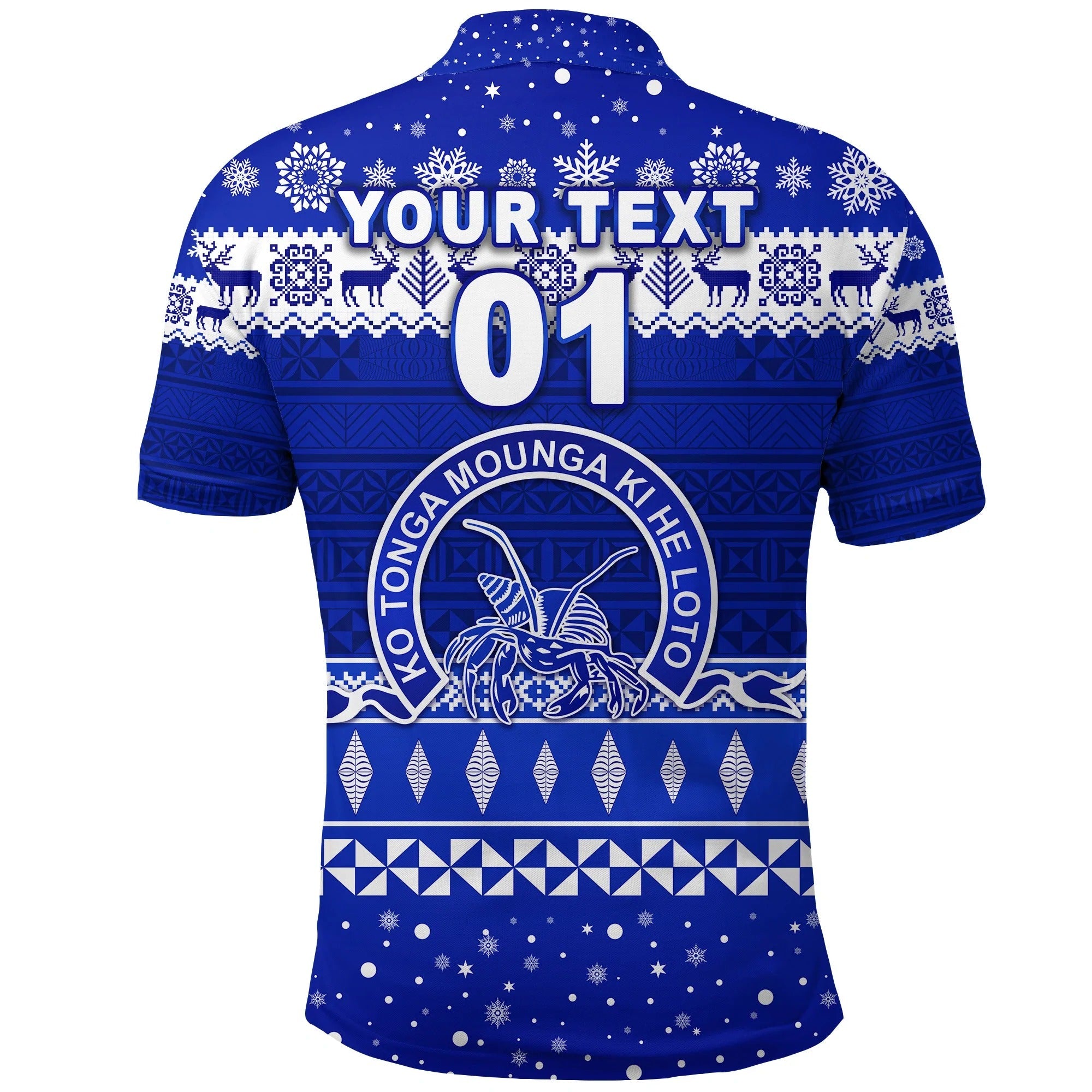Personalized Tupou College Toloa Old Boys Christmas Polo Shirt For Men Women