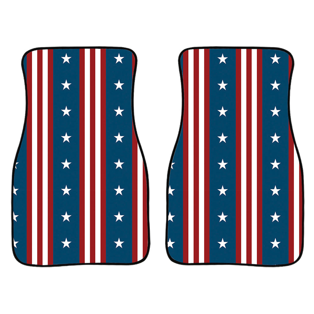 Usa Independence Day Pattern Print Front And Back Car Floor Mats/ Front Car Mat